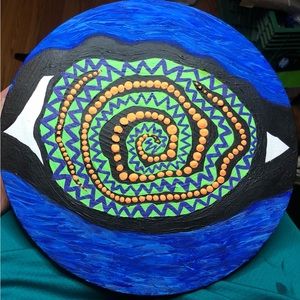 Mazin Eye Acrylic Painting